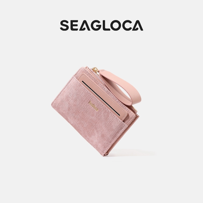 Seagloca Bộ Ví Đeo Tay Tie-Dye - Hộp Đựng Thẻ Có Dây Kéo Nhỏ Gọn Có Kéo Da Cho Nữ 53