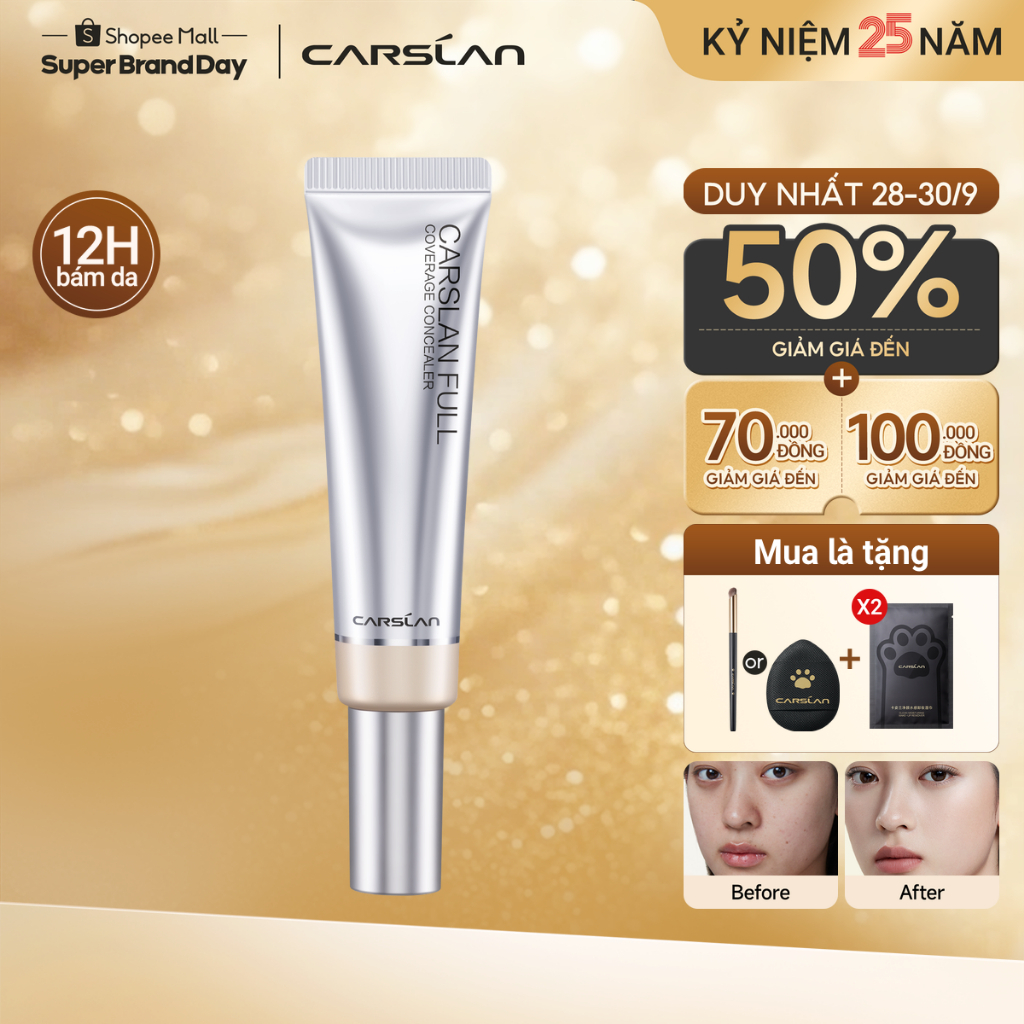 Kem che khuyết điểm toàn diện Carslan 12g