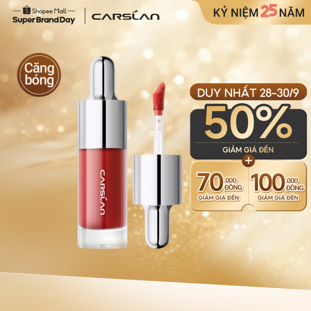 Son tint dưỡng ẩm CARSLAN làm sáng nếp nhăn trong 28 ngày trang điểm và chăm sóc da trong một 4.5g