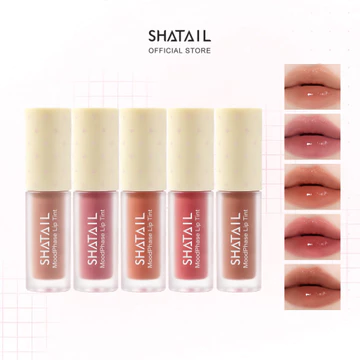 [2 Cái 119K] SHATAIL Mini Lip Tint Water Lip Tint Lâu Dài Màu Tự Nhiên Son Stain 1.5ml