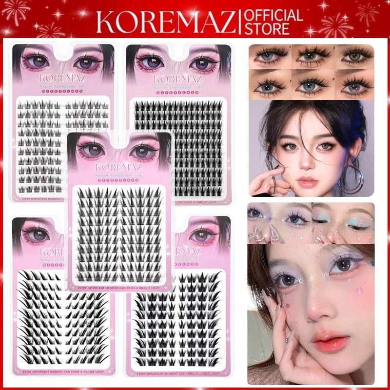 [Giao hàng trong ngày]Hộp Lông Mi Giả KOREMAZ 10 Hàng Có Gai Lúa Mì Dày Tự Nhiên 10-13mm,manga tự nhiên dung tích lớn Lông mi giả,dễ dùng , Chất lượng cao tái sử dụng mi giả tách sợi