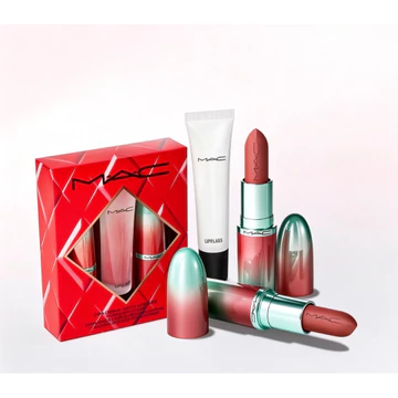 Bộ son môi giới hạn mac holiday Bộ quà tặng son môi mờ mac lipglass son bóng
