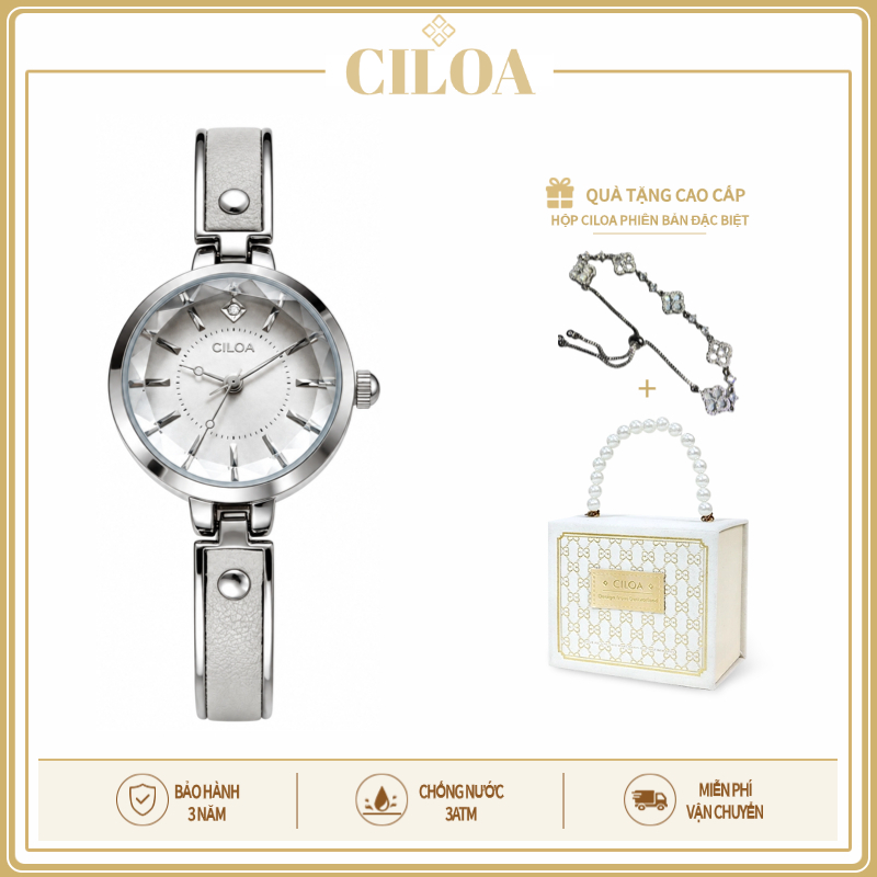 [CILOA]vòng tay nữ đồng hồ nữ đeo tay nữ hộp đựng đồng hồ đồng hồ nữ mặt nhỏ đồng hồ da nữ-653