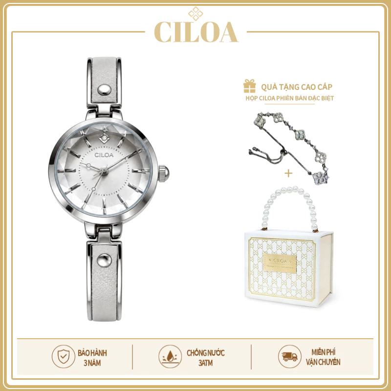 [CILOA]vòng tay nữ đồng hồ nữ đeo tay nữ hộp đựng đồng hồ đồng hồ nữ mặt nhỏ đồng hồ da nữ-653