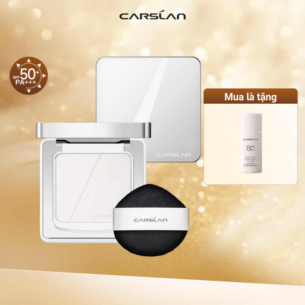 Phấn nén White Magnet Carslan  Chống nắng lâu dài 12H SPF50 + PA + + + 9g