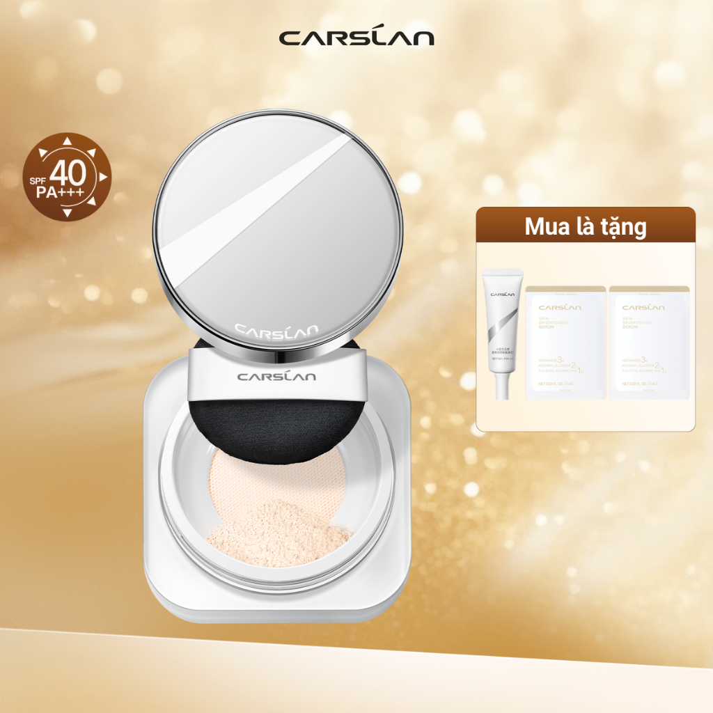 Phấn phủ White Magnet Carslan Chống nắng lâu dài 12H SPF 40 + PA + + + 8g