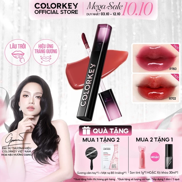 Son Bóng Lì Lâu Trôi COLORKEY, Nhẹ Môi Căng Mọng 2.5g