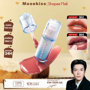 Son Môi Tint Bóng Căng Mọng Ngọt Ngào Như Thạch Mooekiss, Giữ Màu Lâu Trôi 2.7g [KIM YOON SIK]