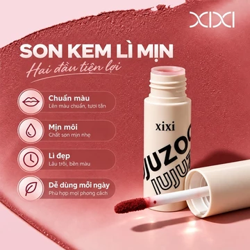 Xixi Son Kem Lì Dạng Bọt Mịn Lì Lên Màu Chuẩn Không Lem Lâu Trôi Không Khô Môi Dễ Dùng Giá Rẻ D541