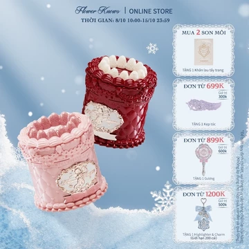 Son Kem Lì Flower Knows Strawberry Cupid Collection Son Bùn Nhung 5ml