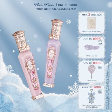 Son bóng phát sáng FLOWER KNOWS Strawberry Rococo 3.5 ml lâu trôi