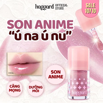 haggard Son Dưỡng Mật Ong EMO MONSTER Lip Oil (3.3g) Son Anime Dưỡng Môi Căng Bóng, Giữ Ẩm, Mềm Môi
