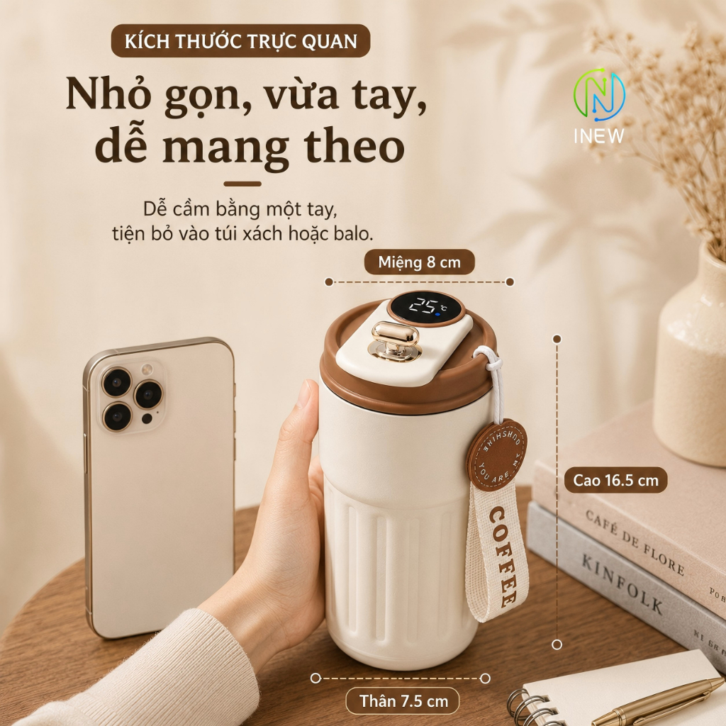 Bình Giữ Nhiệt Inox 316 Mới Cốc Di Động 2 Lớp bình nước giữ nhiệt | BigBuy360 - bigbuy360.vn