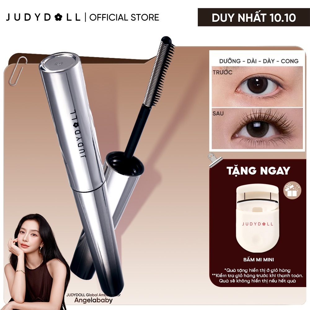 [Tổng Hợp] Mascara JUDYDOLL Giữ Cong Dài Mi Chống Nước Chống Lem Lâu Trôi 2g/3g