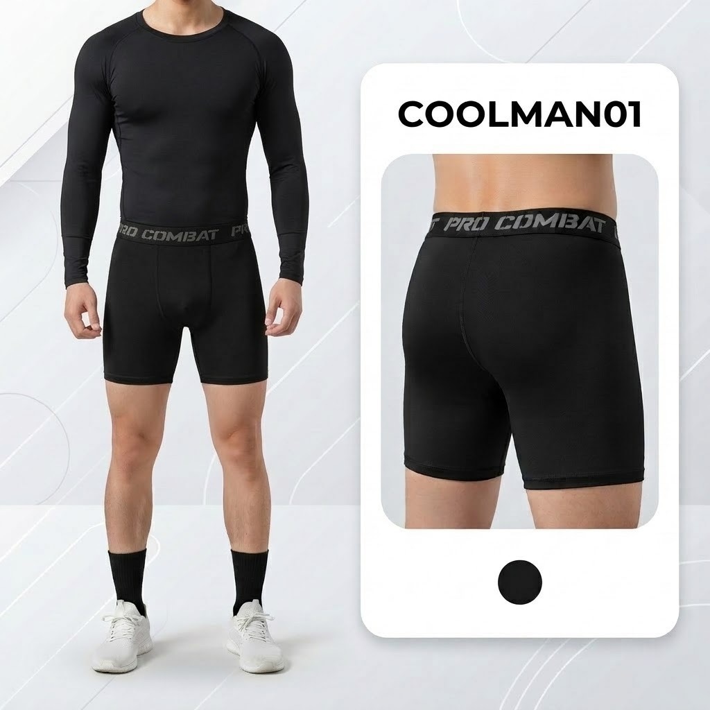 Quần Đùi Nam Tập Gym Thể Thao, Quần Short Bó Nam Co Giãn 4 Chiều Thoáng Khí Chống Cọ Xát Mát Mẻ