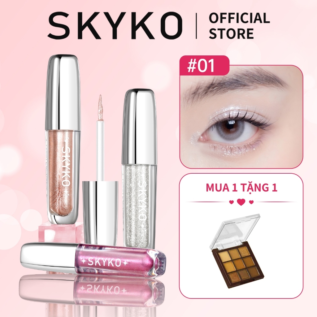 Phấn mắt dạng lỏng SKYKO Shining 6 màu
