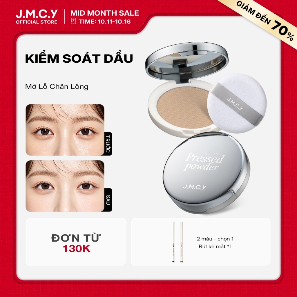 Phấn Phủ JMCY kiềm dầu che khuyết điểm cao - Che khuyết điểm cao, định trang lâu