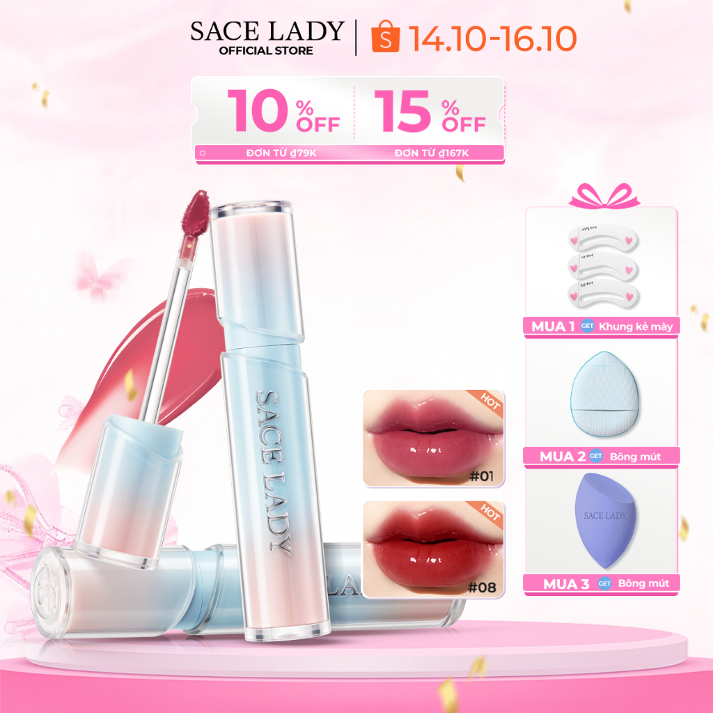 Son bóng lâu trôi SACE LADY Icy Touch 1.2ML