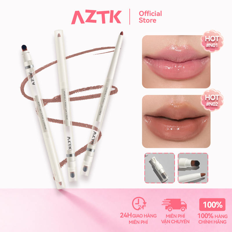 AZTK Chì Kẻ Viền Môi Kẻ Viền Môi Mịn Mượt Lâu Trôi Dễ Kẻ 200mg