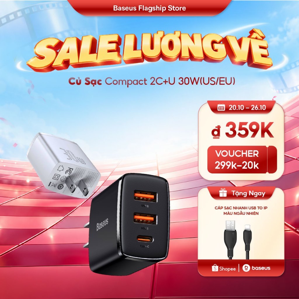 Sạc dự phòng Baseus Lipow 20000mAh, hai cổng, màn hình hiển thị, sạc nhanh 22.5W – ảnh mô tả chi tiết 17