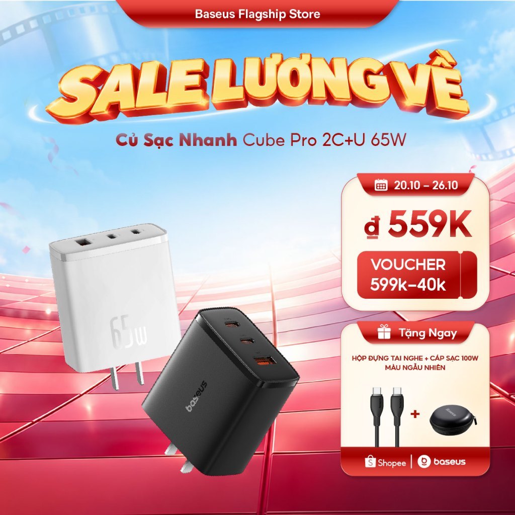 Sạc dự phòng Baseus Lipow 20000mAh, hai cổng, màn hình hiển thị, sạc nhanh 22.5W – ảnh mô tả chi tiết 18