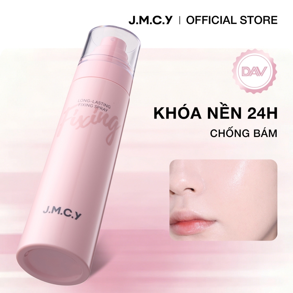 JMCY Setting Spray 100ML Kiểm soát dầu và lâu trôi để trang điểm không tì vết Một bình xịt cài đặt đẹp khô ngay lập tức trong 3 giây. Trang điểm kéo dài đến 24 giờ