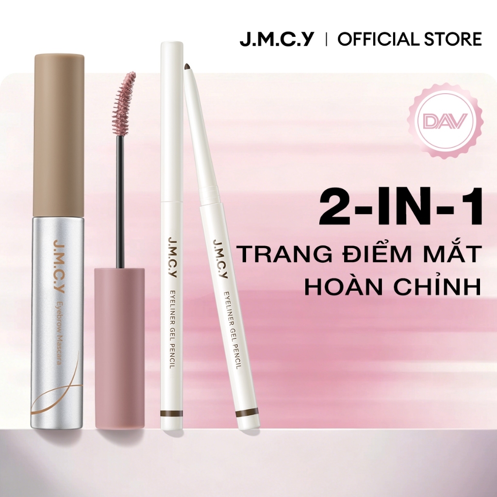 【MUA LÀ TẶNG】JMCY Gel lông mày nhuộm màu đa năng– Hình dạng màu sắc & giữ dáng vẻ tự nhiên Dễ sử dụng Mặc cả ngày Không phai màu-B
