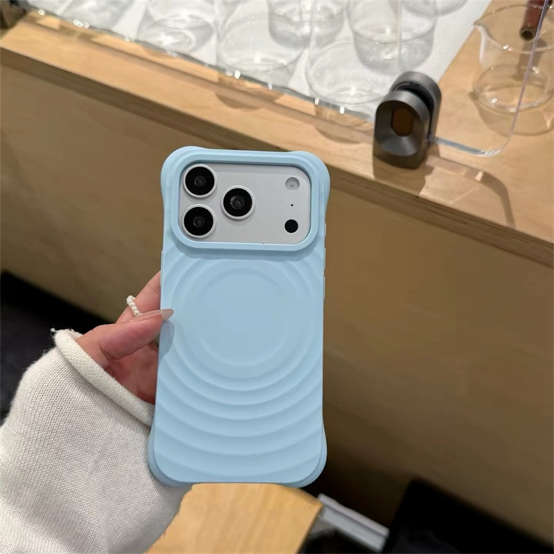 CaseTg Ripple Liquid Silicone Sạc Từ Tính Ốp lưng iPhone 18 17 16 15 14 13 Pro Max 16Plus Chất Lượng Cao Mờ Chống Vân Tay Ốp Lưng Chống Sốc – ảnh mô tả chi tiết 6