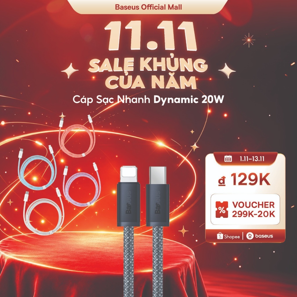 Dây cáp sạc BASEUS 3 trong 1 thích hợp cho Phone 3.5A Samsung Xiaomi – ảnh mô tả chi tiết 6