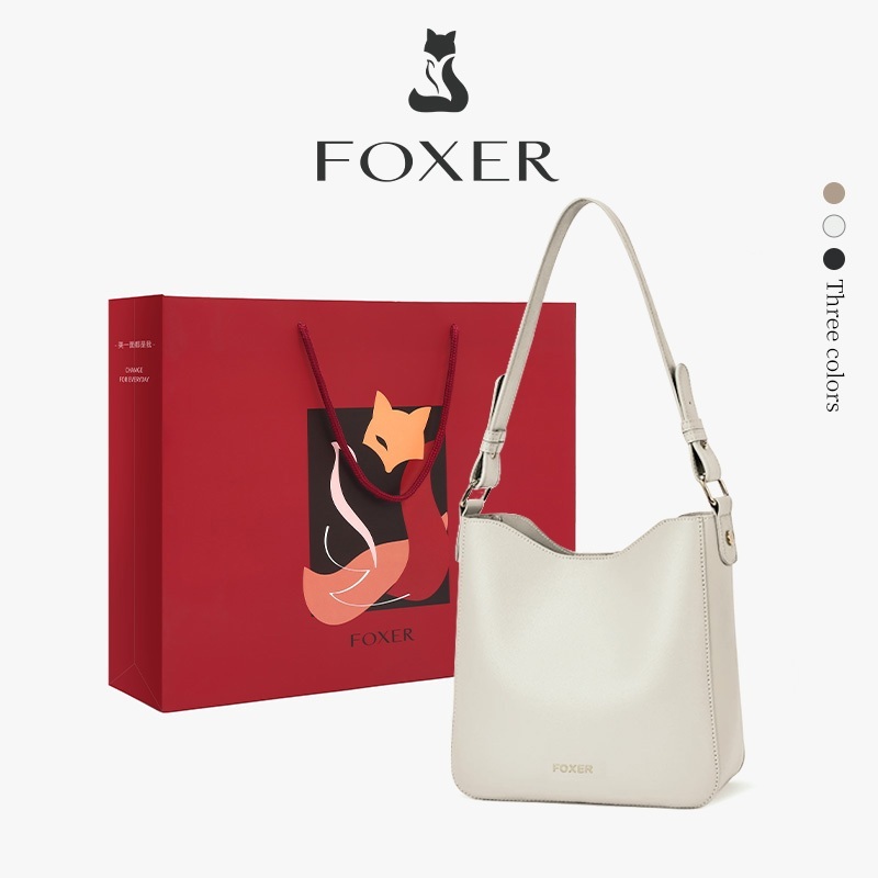 FOXER Túi Đeo Vai Nữ Thời Trang Đơn Giản Đi Làm Sang Trọng