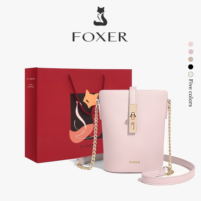 FOXER Túi Đeo Chéo Nữ Thời Trang Nhỏ Đeo Vai Đựng Điện Thoại