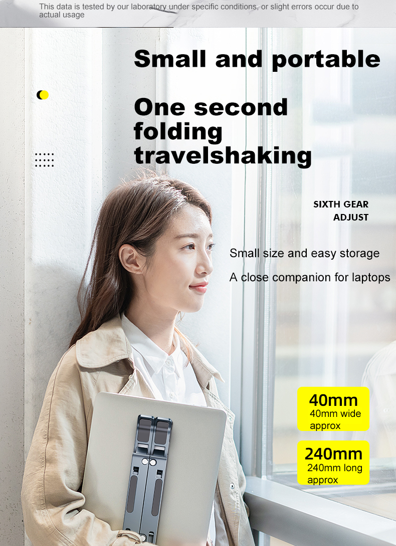 Mô tả EVEBOT Giá Đỡ Máy Tính Xách Tay Bằng Hợp Kim Nhôm Đa Năng Tiện Dụng - 6