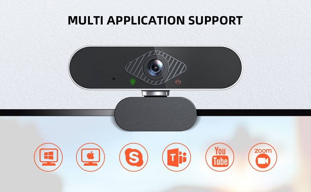 Mô tả Webcam EVEBOT USB 1080p tự động lấy nét kèm mic chất lượng cao chuyên dụng - 8