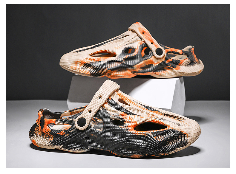 Dép Sandal Đục Lỗ size Lớn Chống Trượt Thời Trang Đi Biển Mùa Hè Cho Nam