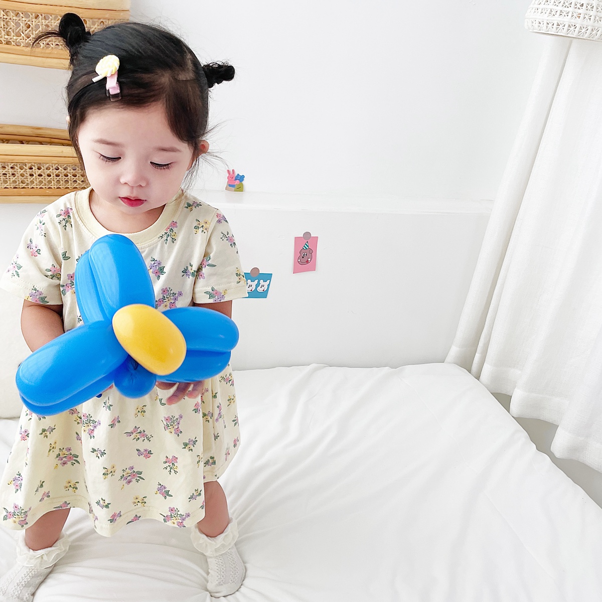 Đầm Sanlutoz cotton cho bé gái - Hình ảnh 2