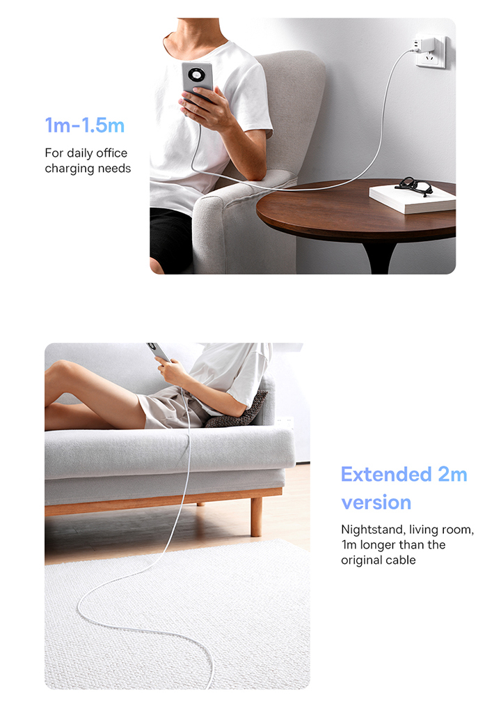 Mô tả Cáp sạc nhanh USB C BASEUS 100W 6A cho Huawei P30 PD Xiaomi Samsung - 9