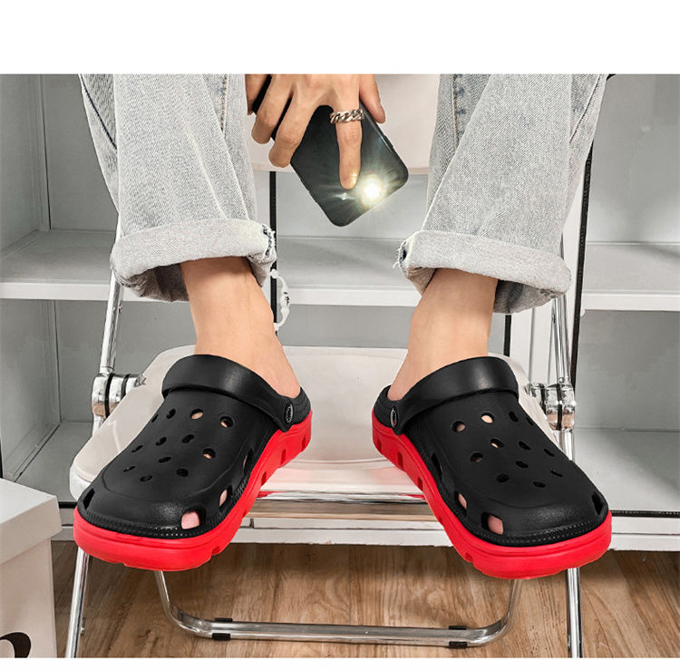 ASHALI Mùa hè Phong Cách Mới Giày Sandal Ngoài Trời Nam Thời Trang Trong Nhà Đế Dày Chống Trơn Trượt Đi Biển Dép Slipp