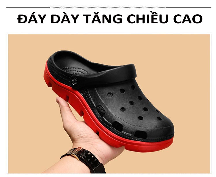 ASHALI Mùa hè Phong Cách Mới Giày Sandal Ngoài Trời Nam Thời Trang Trong Nhà Đế Dày Chống Trơn Trượt Đi Biển Dép Slipp