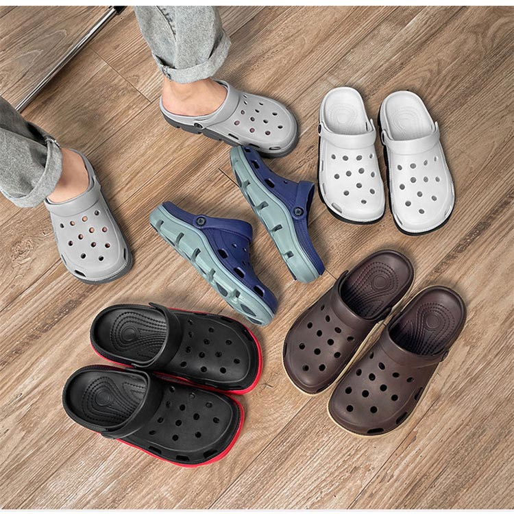 ASHALI Mùa hè Phong Cách Mới Giày Sandal Ngoài Trời Nam Thời Trang Trong Nhà Đế Dày Chống Trơn Trượt Đi Biển Dép Slipp