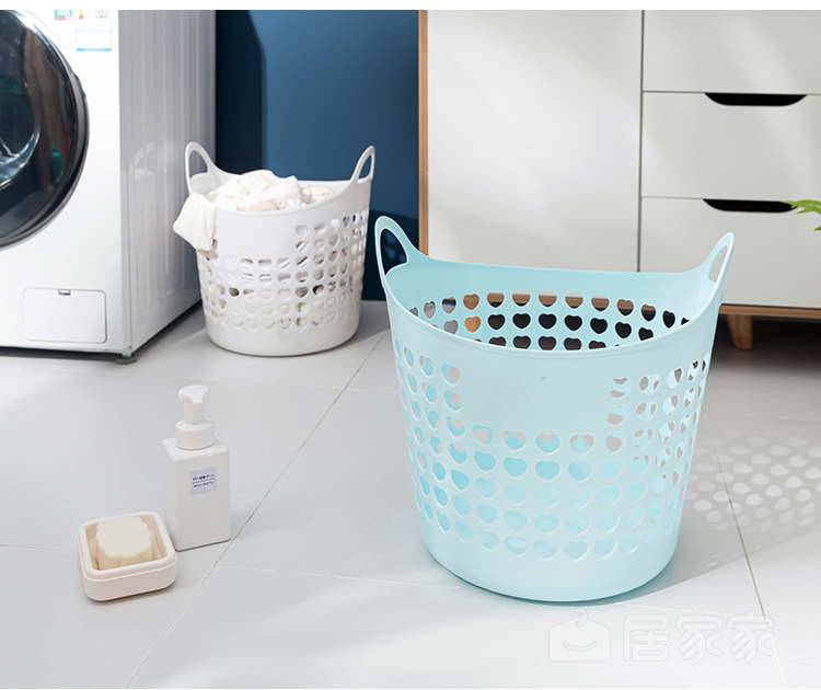 Mô tả Sọt nhựa đựng quần áo bẩn JUJIAJIA cỡ lớn đa năng cho gia đình - 3