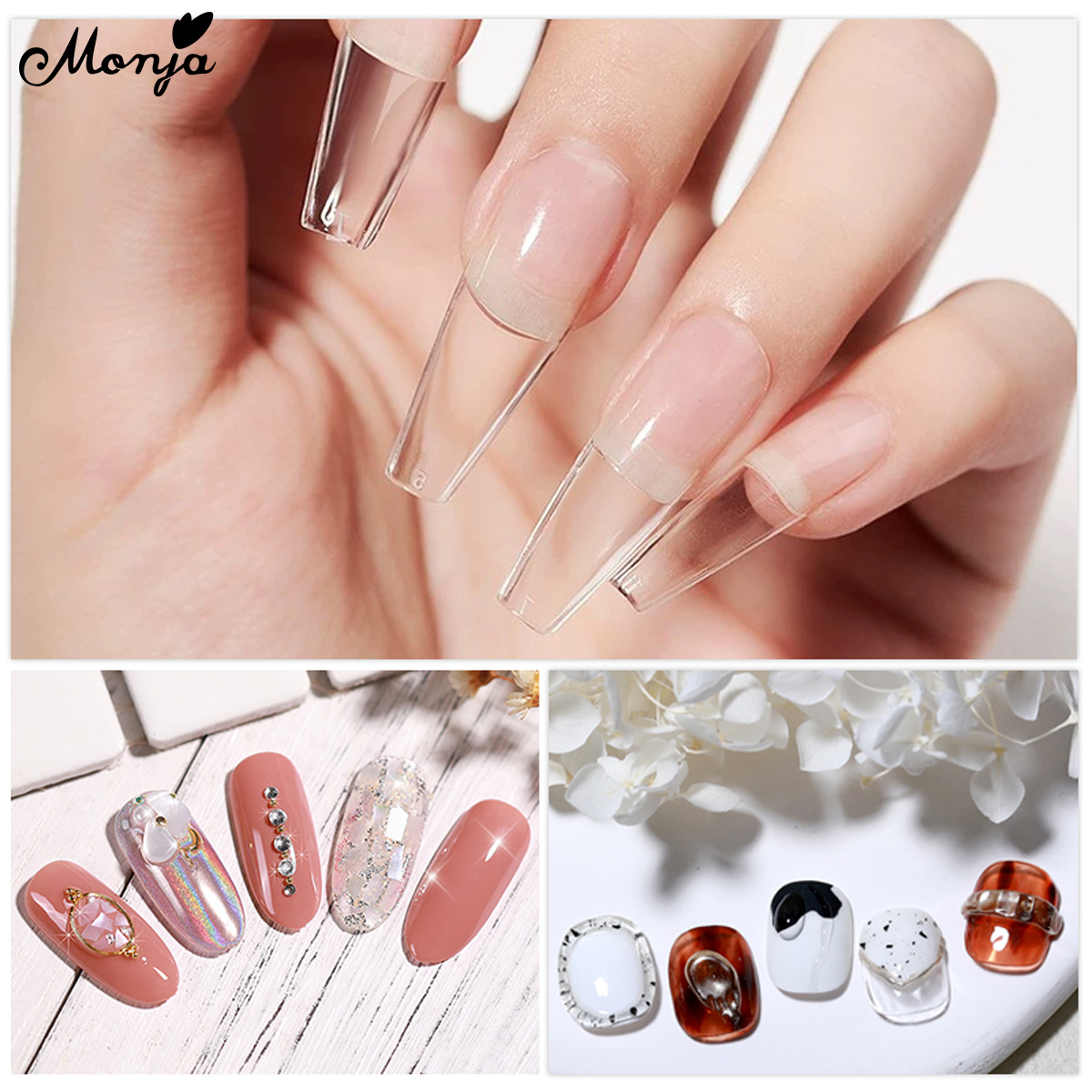 Muja Keo Dán Móng Tay Giả Trong Suốt Không Dính 5 / 8ml | Shopee Việt Nam