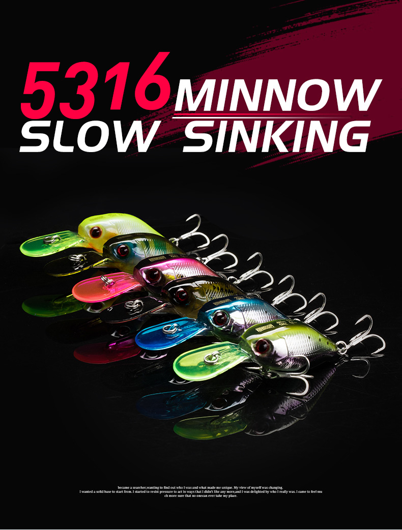 Mô tả Kingdom Mồi câu cá giả cứng 50mm 5g - 1
