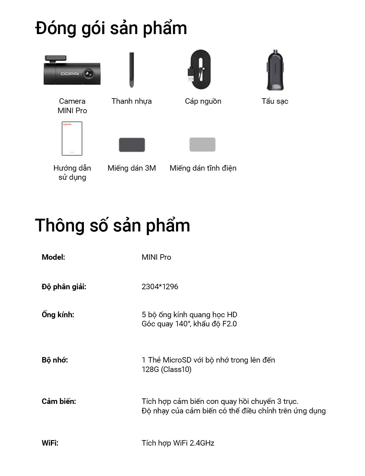 Camera hành trình DDPAI mini Pro