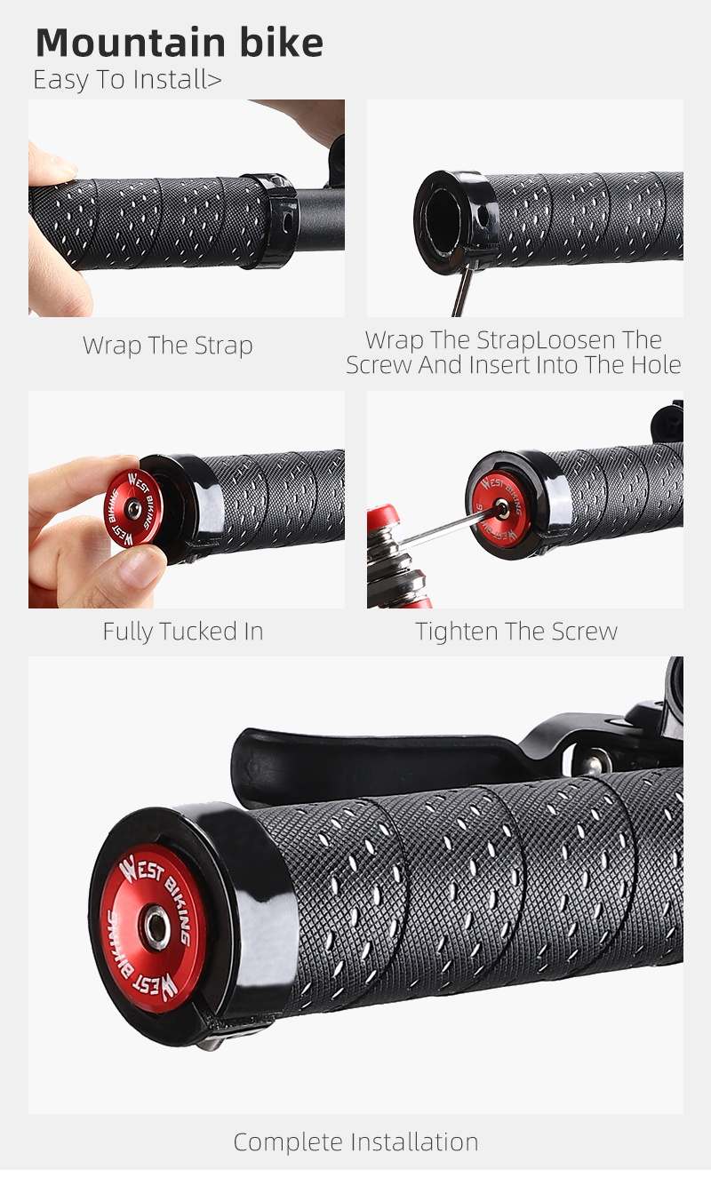 Mô tả Tay cầm mở rộng WEST BIKING bằng hợp kim nhôm cho xe đạp leo núi - 12