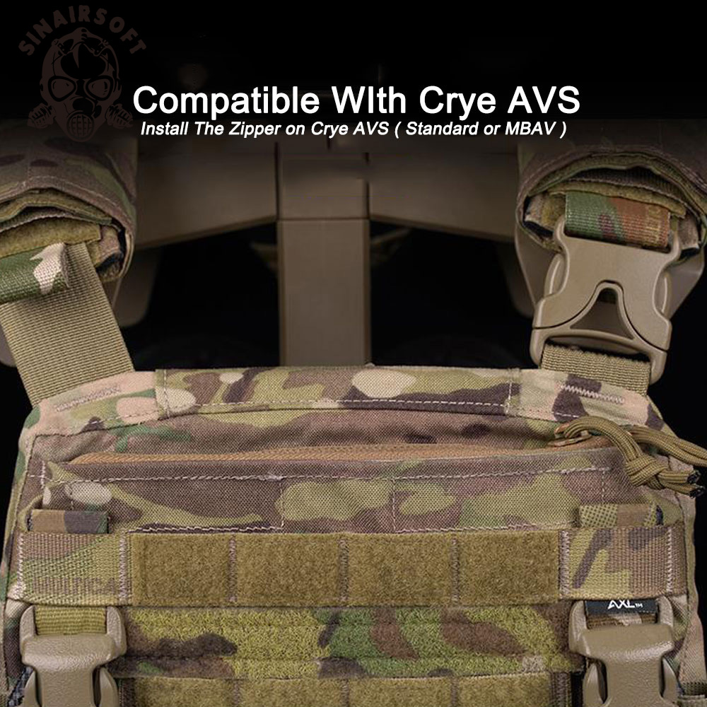 Sinairsoft YKK Dây Kéo Hai Chiều AVS Adapter Dây Kéo Thích Hợp Cho Crye ...