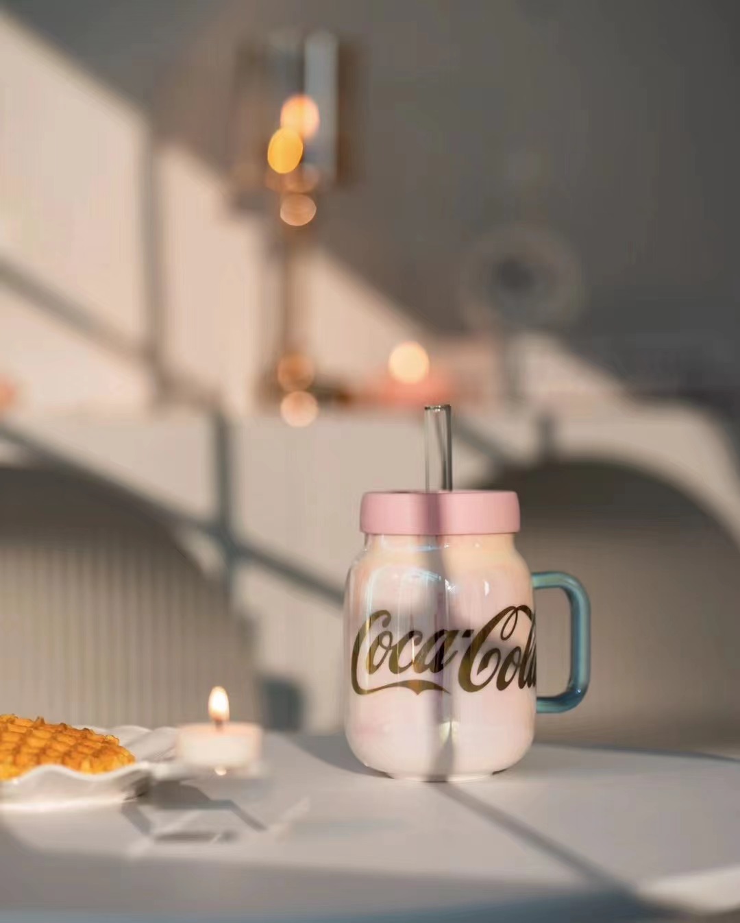 Mô tả Tea cup Germ capacity 730ml Ceramic water cup with tea strainer Coca Cola Co branded - 8