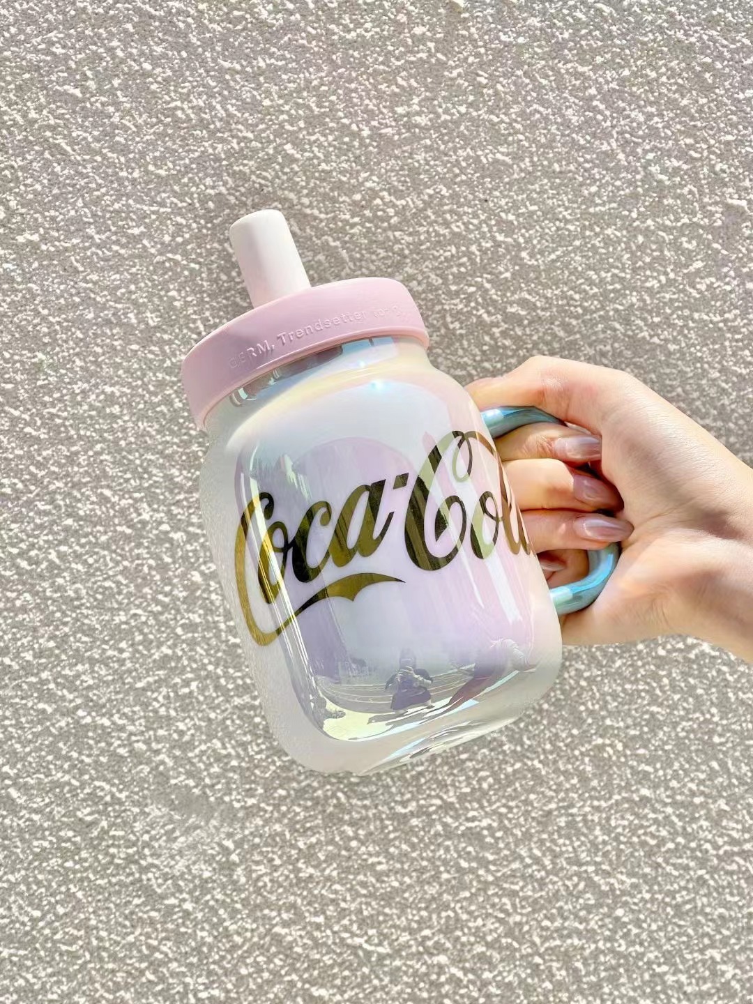 Mô tả Tea cup Germ capacity 730ml Ceramic water cup with tea strainer Coca Cola Co branded - 4