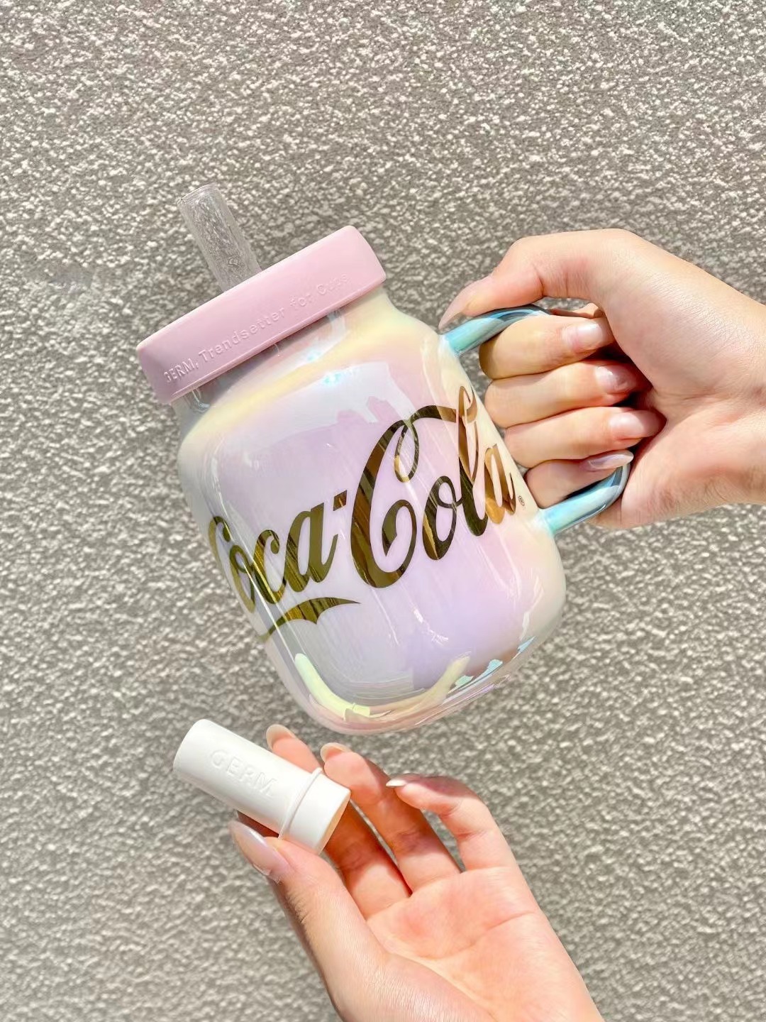 Mô tả Tea cup Germ capacity 730ml Ceramic water cup with tea strainer Coca Cola Co branded - 5