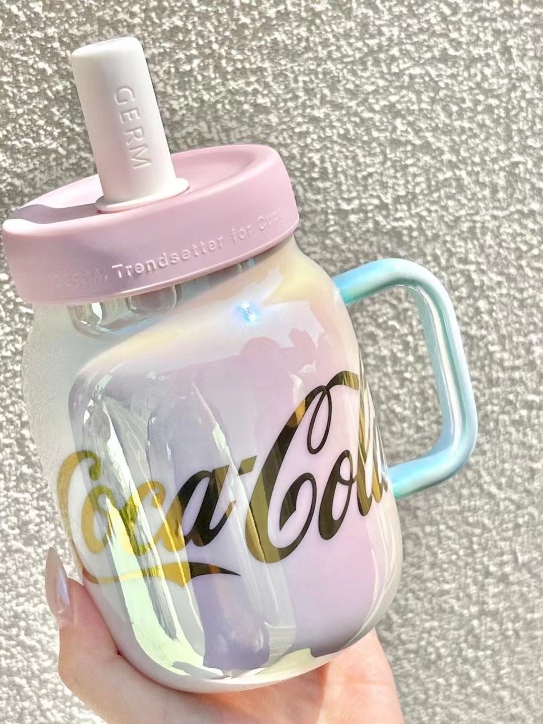 Mô tả Tea cup Germ capacity 730ml Ceramic water cup with tea strainer Coca Cola Co branded - 6