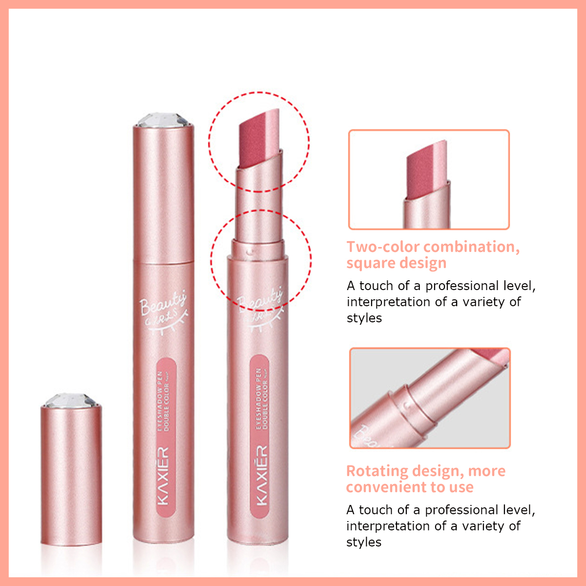 Mô tả Phấn Mắt IMAGIC Chống Thấm Nước Và Mồ Hôi Hai Màu Tiện Dụng - 4